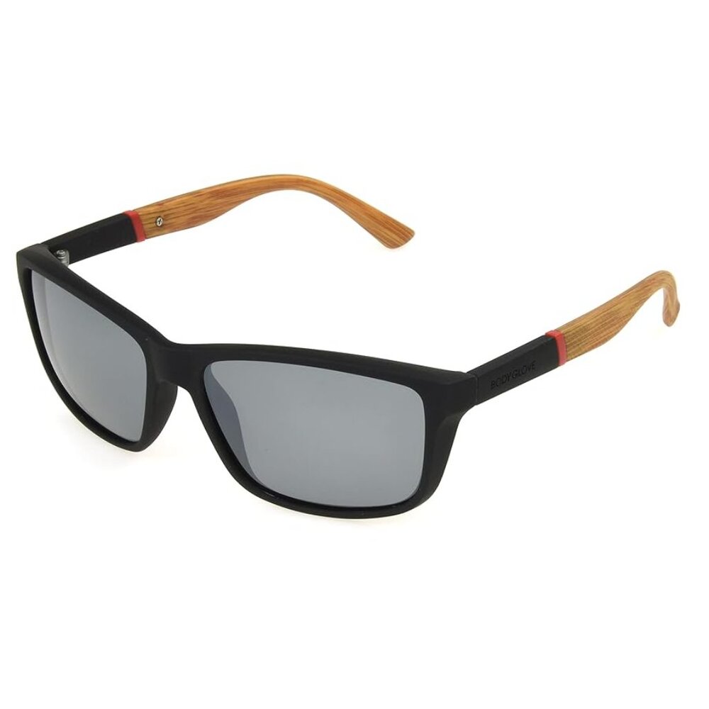 Body Glove Rico's wrap-style men's rectangle sunglasses